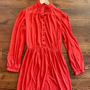 Vintage 70’s red dress